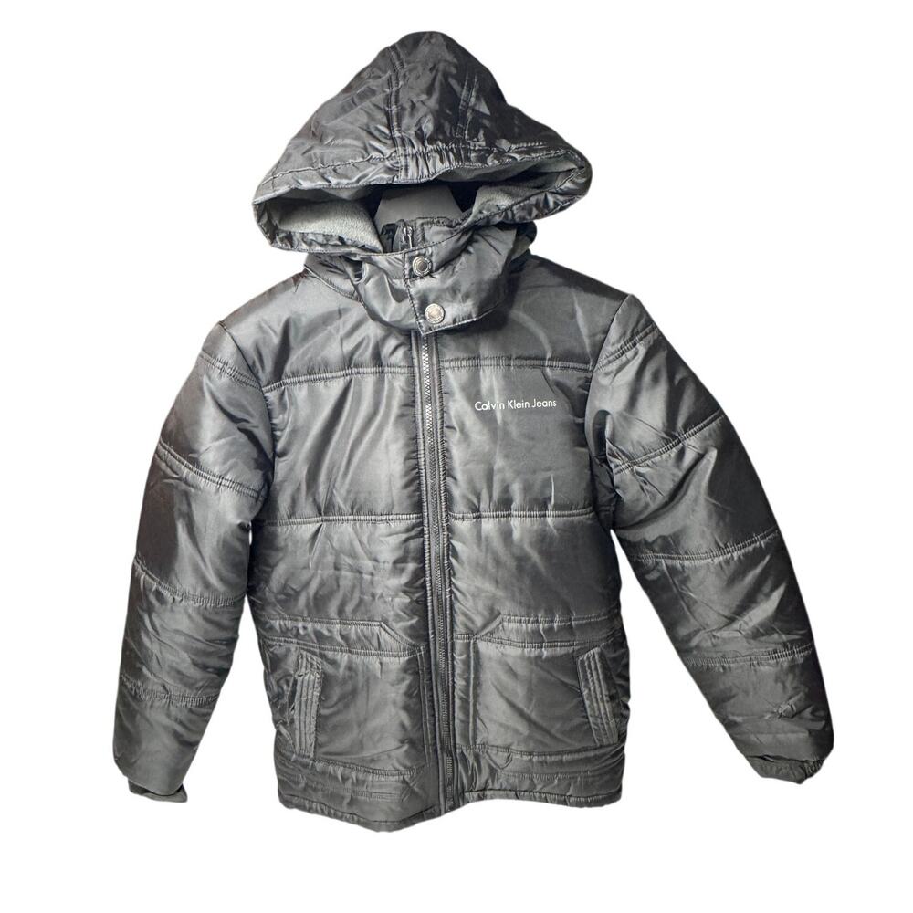 Calvin Klein Youth Large 14-16 Black Puffer Jacket